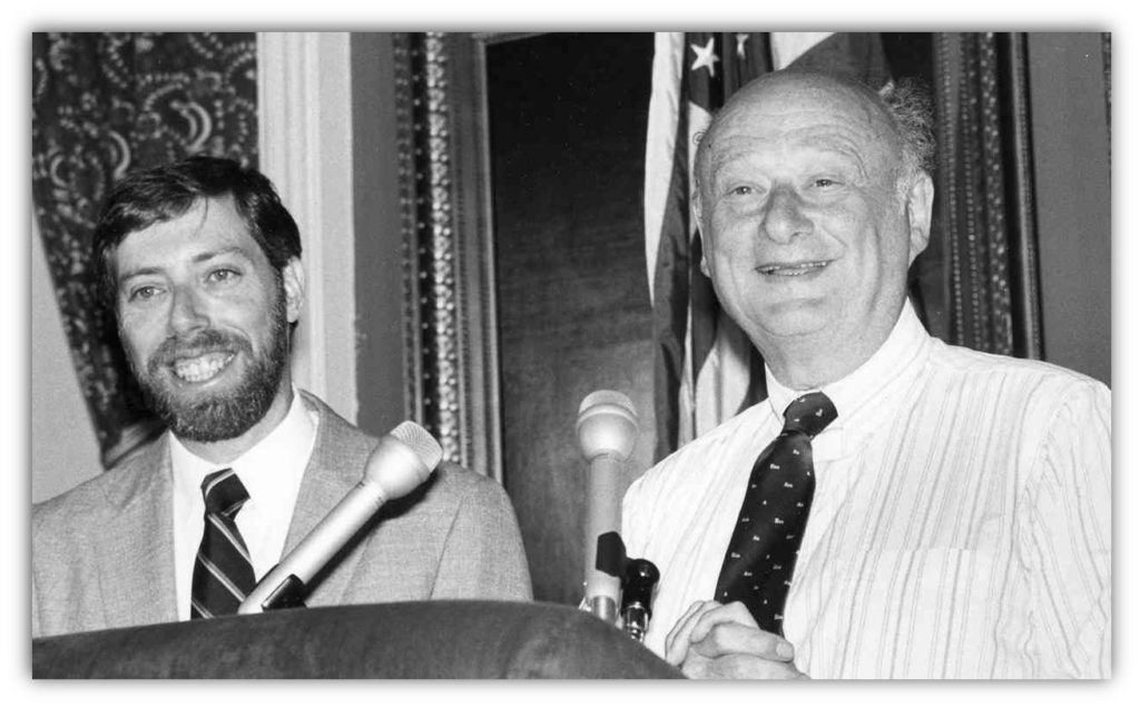 Gridlock Sam Schwartz with Mayor Ed Koch